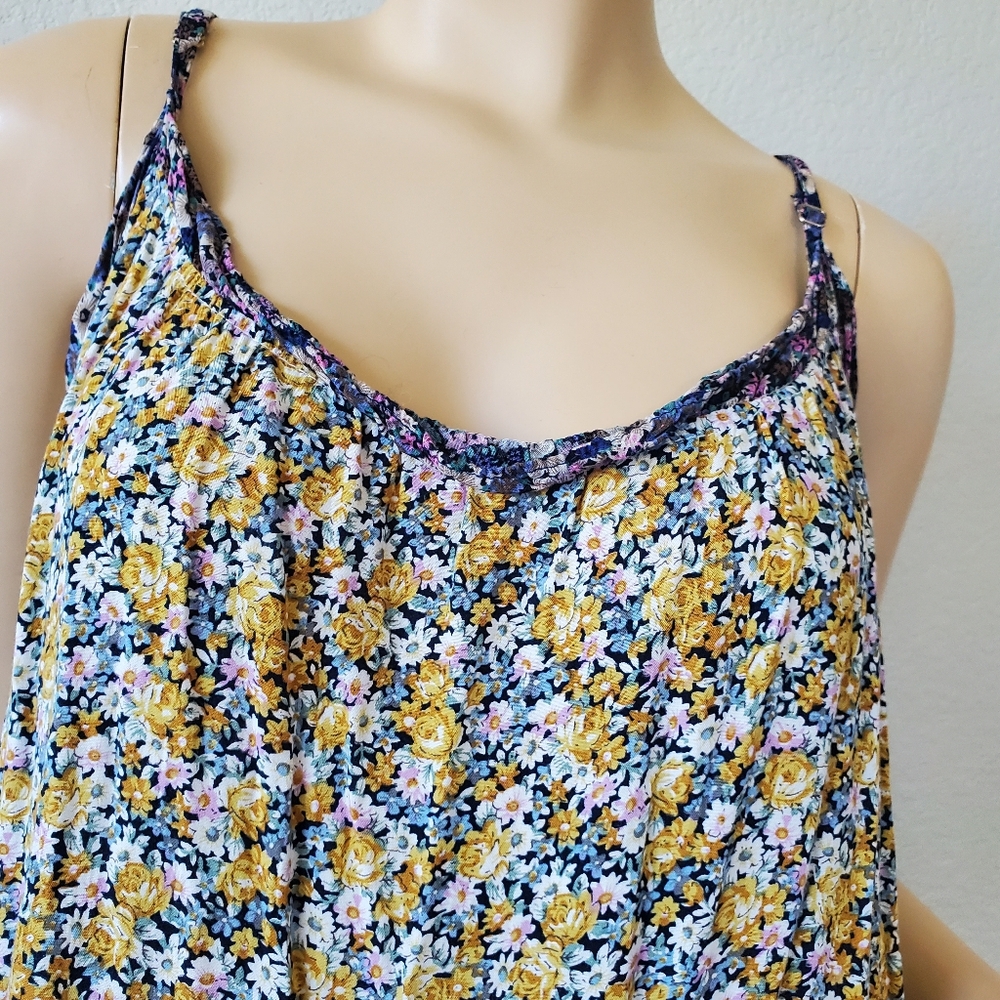NATURAL LIFE HARLEY TIERED FLORAL SIMPLE DRESS L/XL - Picture 7 of 13